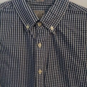 J. Crew plaid casual button down medium